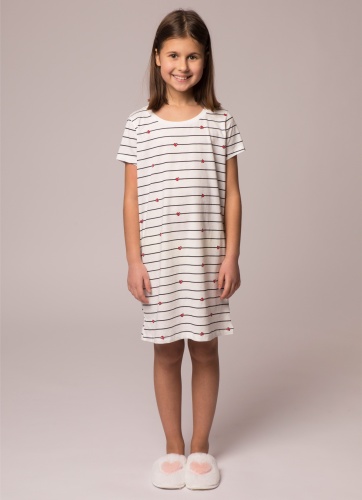 Сорочка подростковая для девочки (арт.75935-плср)